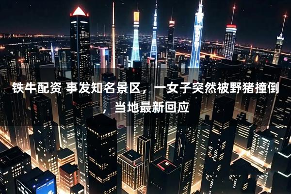 铁牛配资 事发知名景区，一女子突然被野猪撞倒，当地最新回应