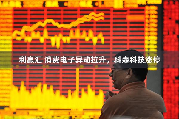 利赢汇 消费电子异动拉升，科森科技涨停