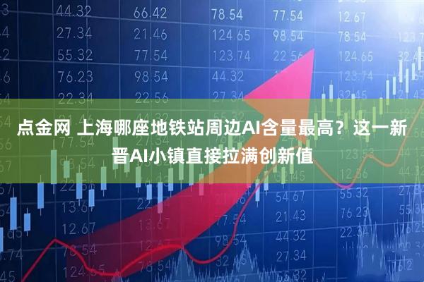 点金网 上海哪座地铁站周边AI含量最高？这一新晋AI小镇直接拉满创新值